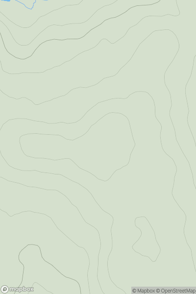 Thumbnail image for Firtree Hill showing contour plot for surrounding peak