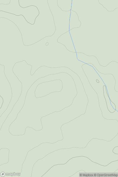 Thumbnail image for Corriehalls Hill showing contour plot for surrounding peak