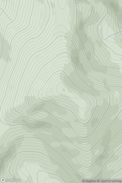 Thumbnail image for Ben Lawers showing contour plot for surrounding peak