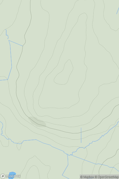 Thumbnail image for Harden Hill Head showing contour plot for surrounding peak