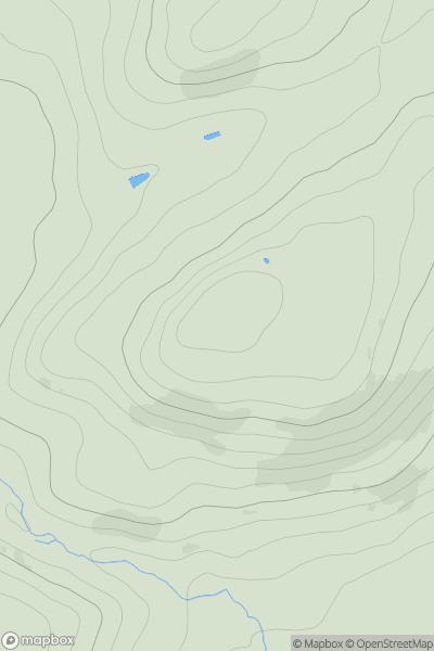 Thumbnail image for Thirlestane Hill showing contour plot for surrounding peak