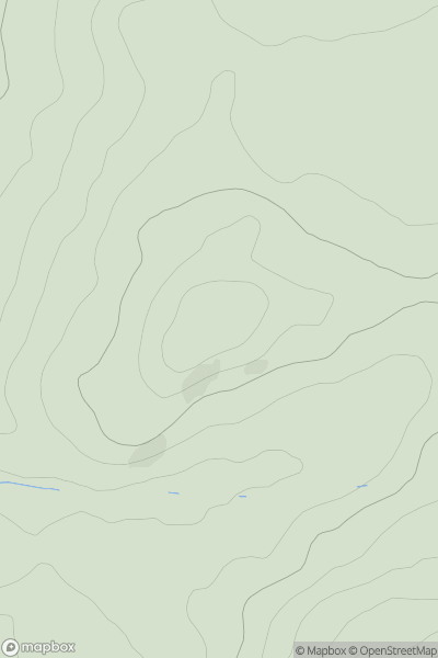 Thumbnail image for Gormyre Hill showing contour plot for surrounding peak