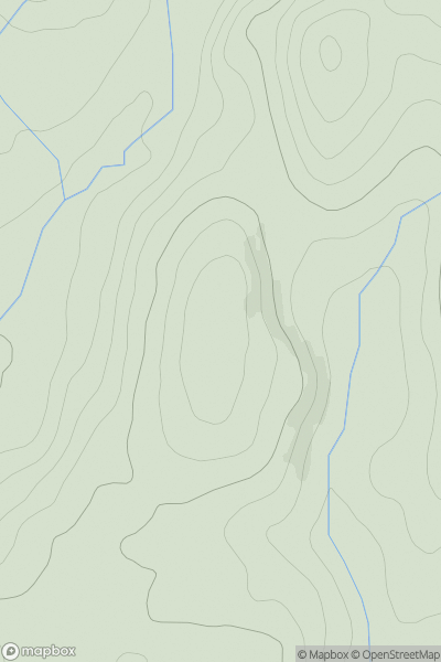 Thumbnail image for Hazelbank Hill showing contour plot for surrounding peak