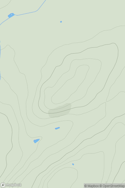 Thumbnail image for Old Graden Hill showing contour plot for surrounding peak