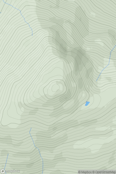 Thumbnail image for The Brack showing contour plot for surrounding peak