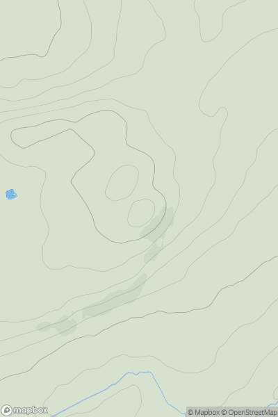 Thumbnail image for Hume Castle showing contour plot for surrounding peak