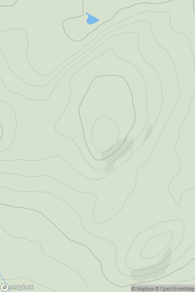 Thumbnail image for Sweethope Hill showing contour plot for surrounding peak
