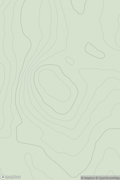 Thumbnail image for Quhytewoollen Hill showing contour plot for surrounding peak