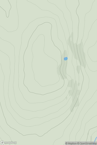 Thumbnail image for Greena Hill showing contour plot for surrounding peak