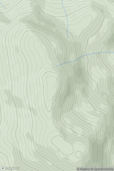 Thumbnail image for Beinn Bheula showing contour plot for surrounding peak