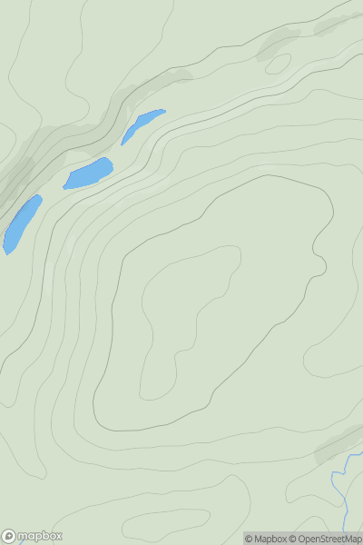 Thumbnail image for Black Loch Hill showing contour plot for surrounding peak
