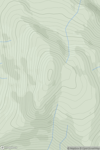 Thumbnail image for Cnoc Coinnich showing contour plot for surrounding peak