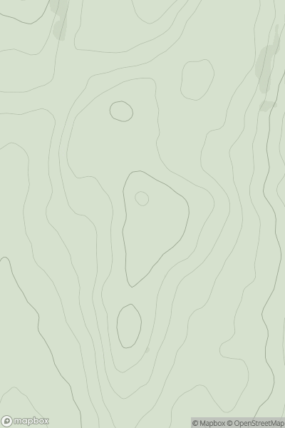 Thumbnail image for Cleuchheads Hill showing contour plot for surrounding peak