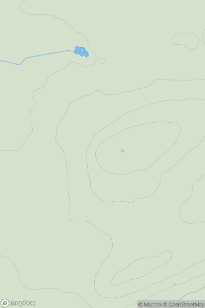 Thumbnail image for East Gordon Hill showing contour plot for surrounding peak
