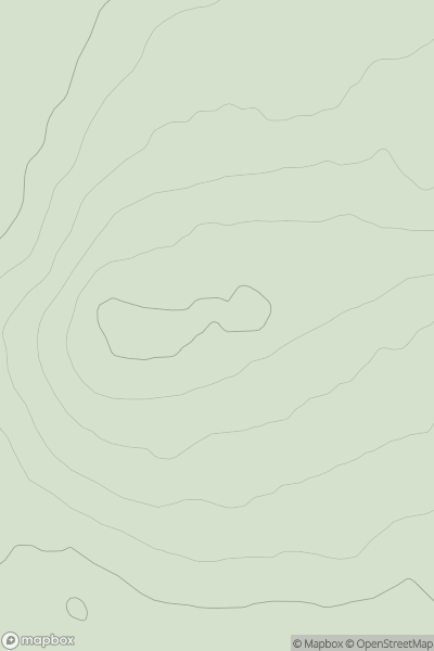 Thumbnail image for Fans Hill West Top showing contour plot for surrounding peak