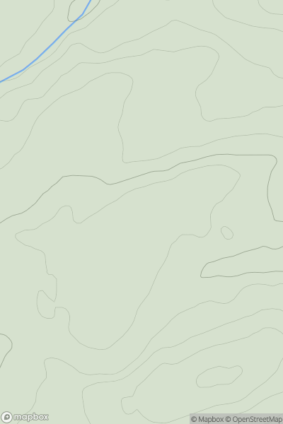 Thumbnail image for Mountlehoy Hill showing contour plot for surrounding peak
