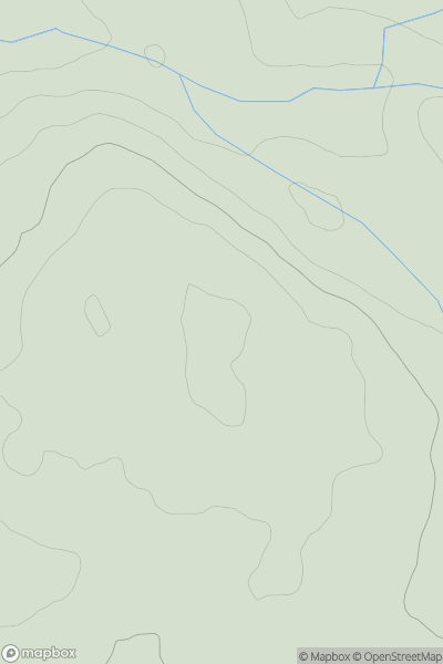 Thumbnail image for High Muir showing contour plot for surrounding peak