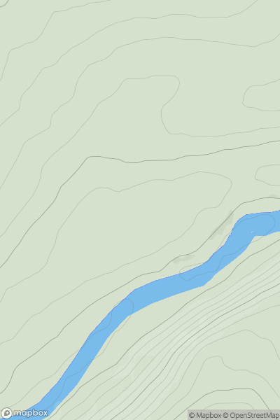 Thumbnail image for Pressmennan Hill showing contour plot for surrounding peak