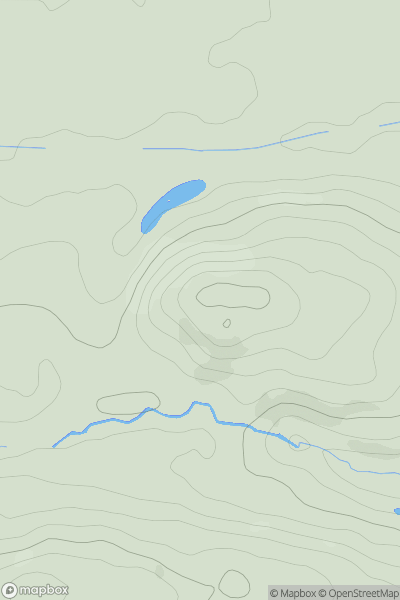 Thumbnail image for Blackford Hill showing contour plot for surrounding peak