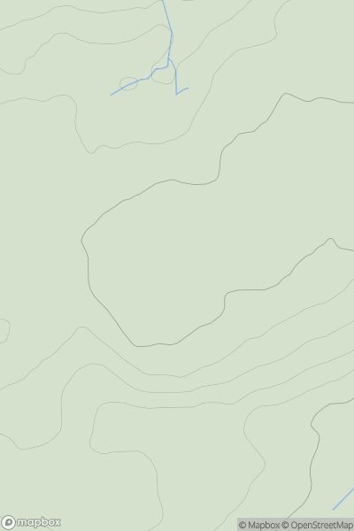 Thumbnail image for Airdriehead Hill showing contour plot for surrounding peak