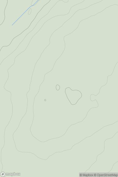 Thumbnail image for Cumbernauld Hill showing contour plot for surrounding peak