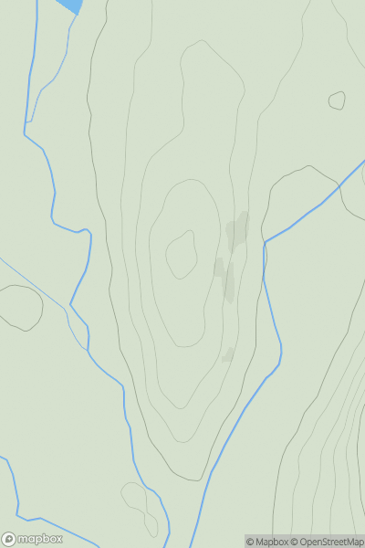 Thumbnail image for Oakrigg showing contour plot for surrounding peak
