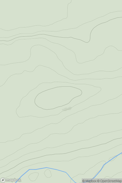 Thumbnail image for Pencraig Hill showing contour plot for surrounding peak