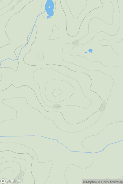 Thumbnail image for Mansion Hill showing contour plot for surrounding peak