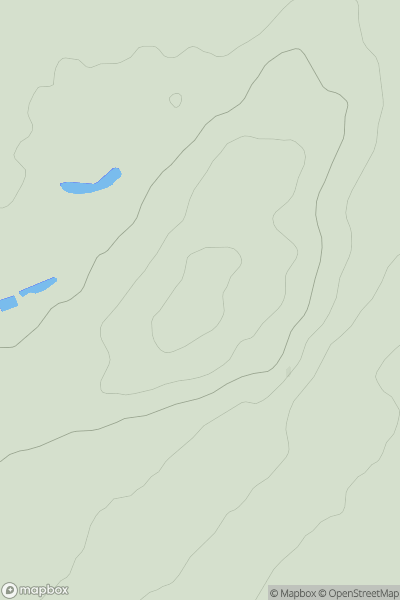Thumbnail image for Whitekirk Hill showing contour plot for surrounding peak