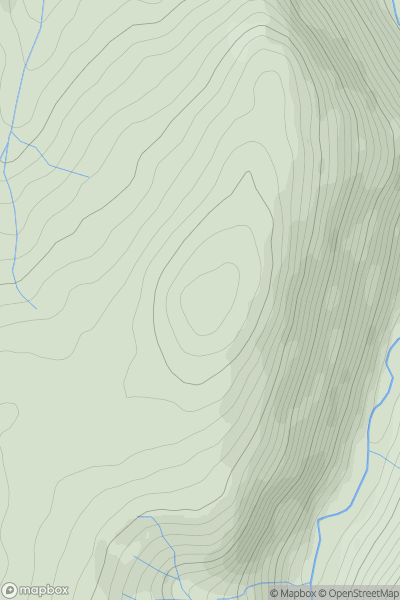 Thumbnail image for Mount Karrin showing contour plot for surrounding peak