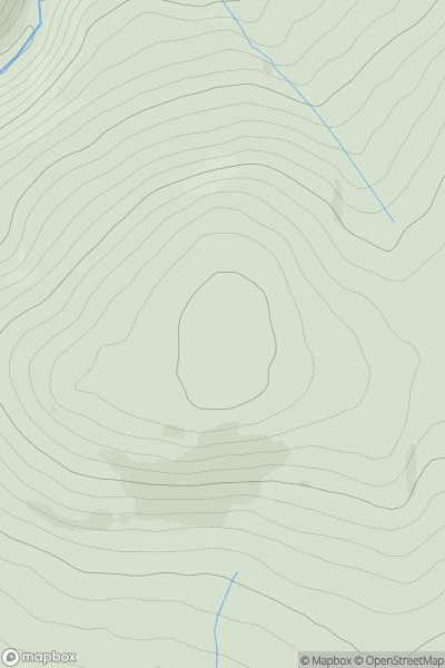 Thumbnail image for Beary Park showing contour plot for surrounding peak