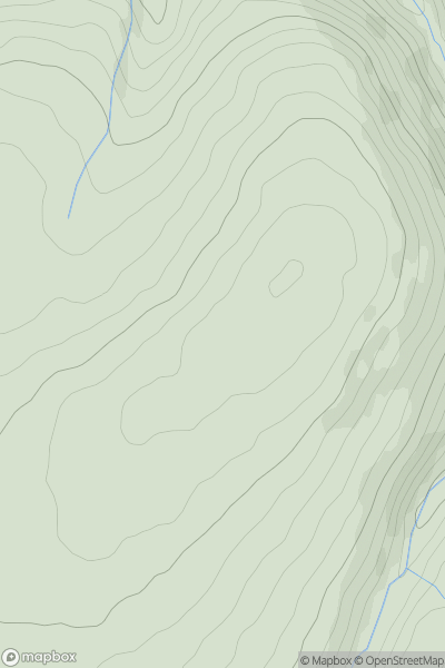 Thumbnail image for Dalby Mountain showing contour plot for surrounding peak