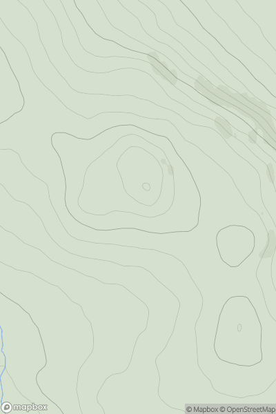 Thumbnail image for Ballajora Hill showing contour plot for surrounding peak