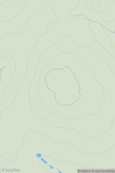 Thumbnail image for Cronk-ny-Mona showing contour plot for surrounding peak