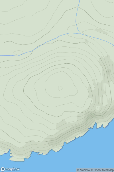 Thumbnail image for Howstrake showing contour plot for surrounding peak