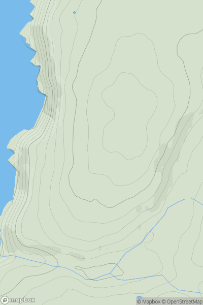 Thumbnail image for Raby Moar Hill showing contour plot for surrounding peak