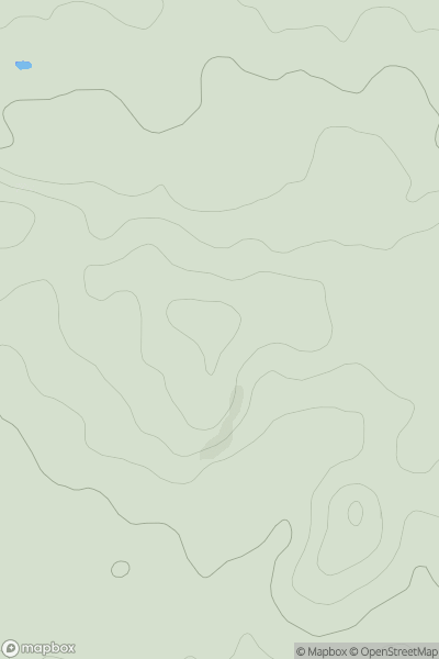 Thumbnail image for West Kimmeragh showing contour plot for surrounding peak
