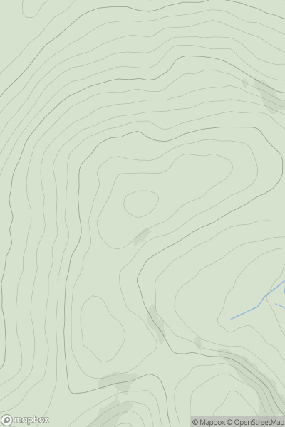 Thumbnail image for Y Gesail showing contour plot for surrounding peak