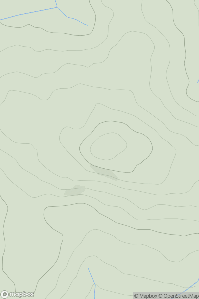 Thumbnail image for Moel Seisiog showing contour plot for surrounding peak
