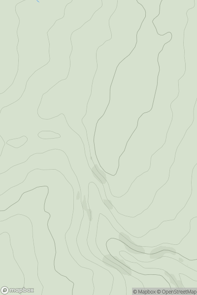 Thumbnail image for Esclusham Mountain showing contour plot for surrounding peak