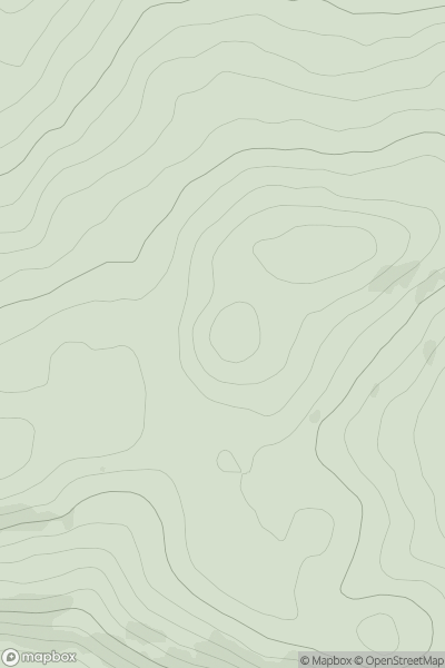 Thumbnail image for Moel Gwern-nannau showing contour plot for surrounding peak