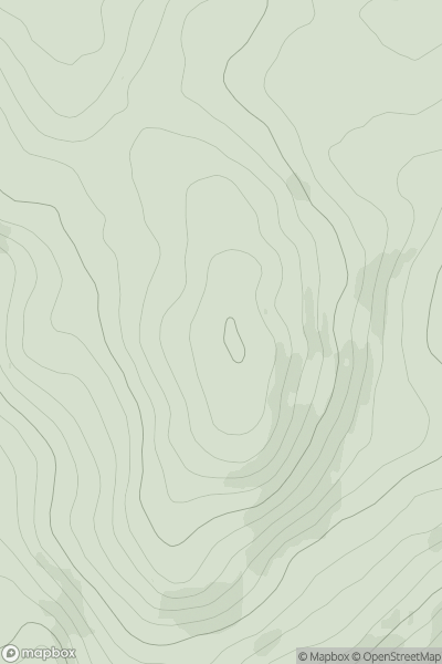 Thumbnail image for Cader Dinmael showing contour plot for surrounding peak