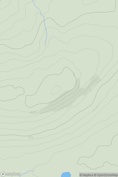 Thumbnail image for Llechwedd showing contour plot for surrounding peak