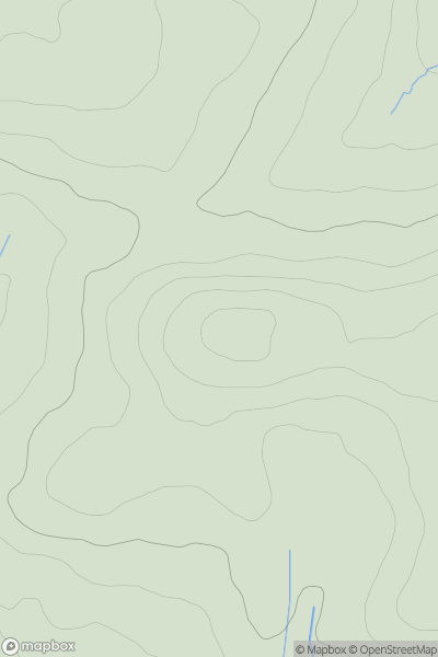 Thumbnail image for Penbryn-ci showing contour plot for surrounding peak