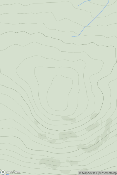 Thumbnail image for Moel Eglwys showing contour plot for surrounding peak