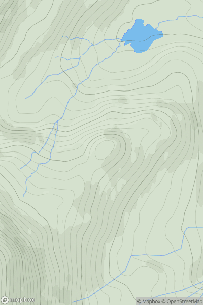 Thumbnail image for Castell showing contour plot for surrounding peak