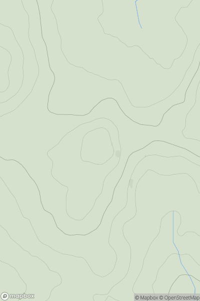 Thumbnail image for Moel Rhiwlug showing contour plot for surrounding peak