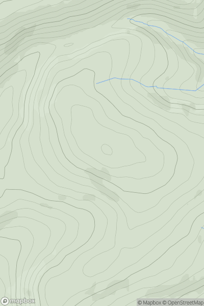Thumbnail image for Cefn Pantglas showing contour plot for surrounding peak