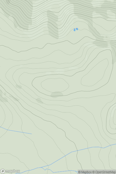 Thumbnail image for Clip y Orsedd showing contour plot for surrounding peak