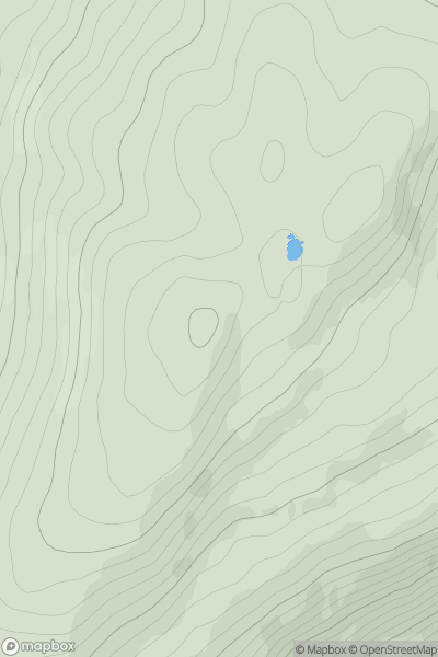 Thumbnail image for Cruach an Lochain showing contour plot for surrounding peak